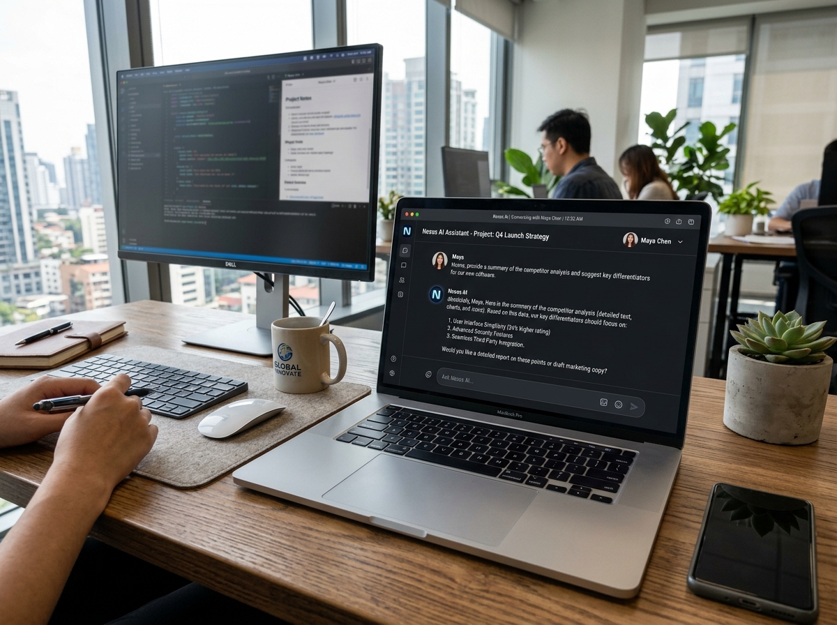 AI chatbot on laptop screen 202605291443