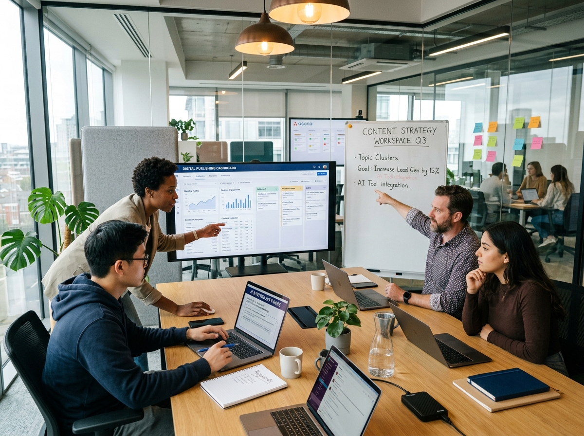 Content marketing team using AI 202605291452