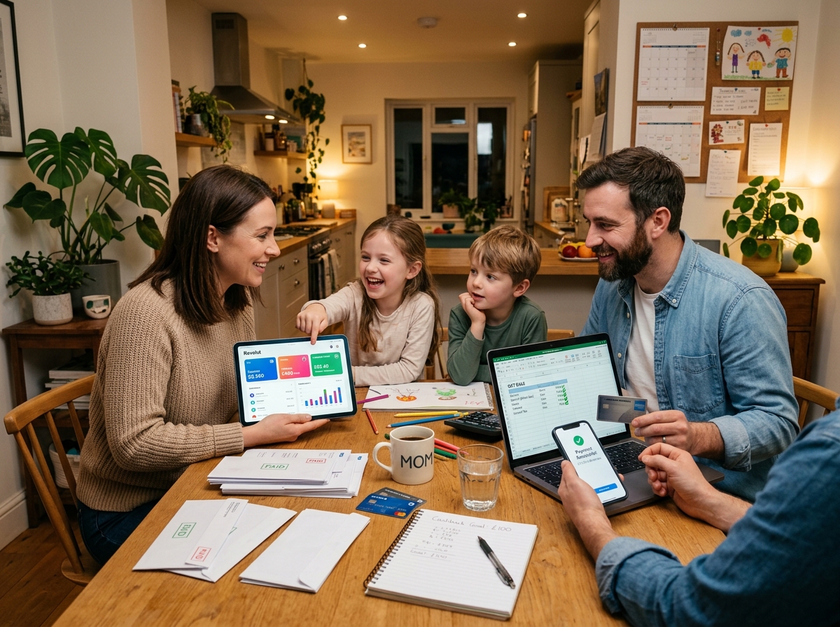 Family managing household finances 202605291638