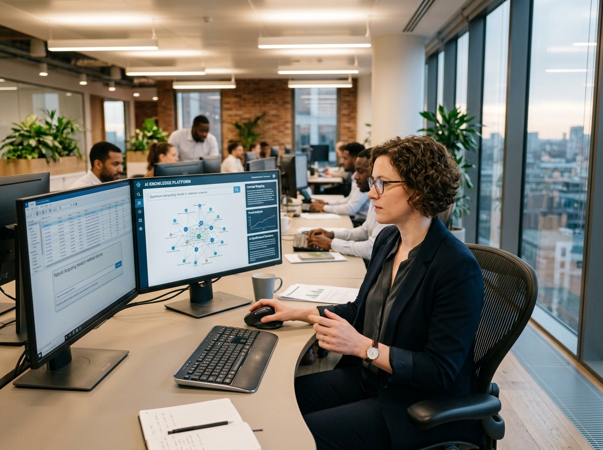 Researcher using AI search platform 202605291445