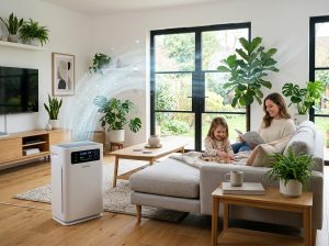Air purifier beside sofa 202606101115