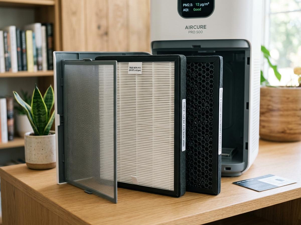 Air purifier filters in home 202606101125