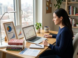 Investor reviewing stock charts … 202606021231